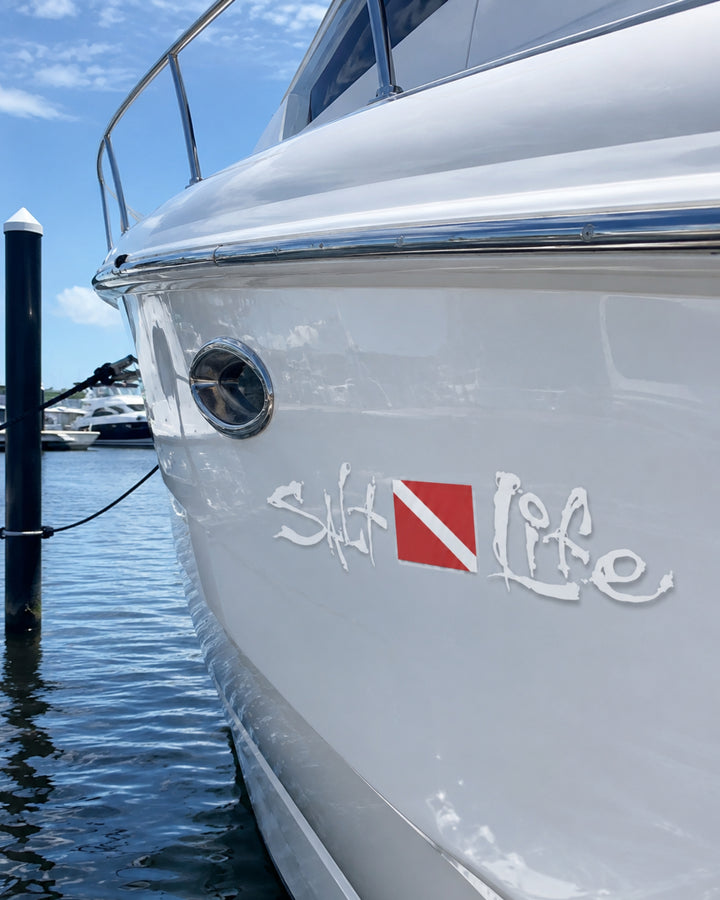 Salt Life Dive Flag Decal