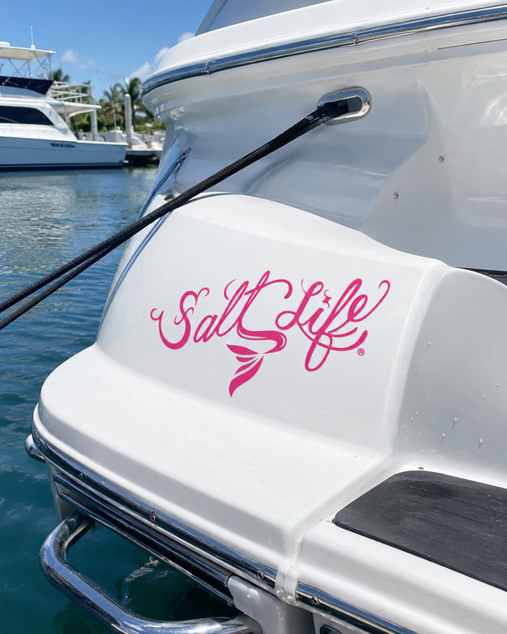 Salty Mermaid Tail Medium Decal