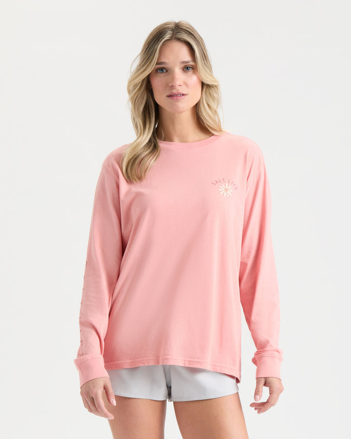 Women's Daisy Wave Long Sleeve Shirt