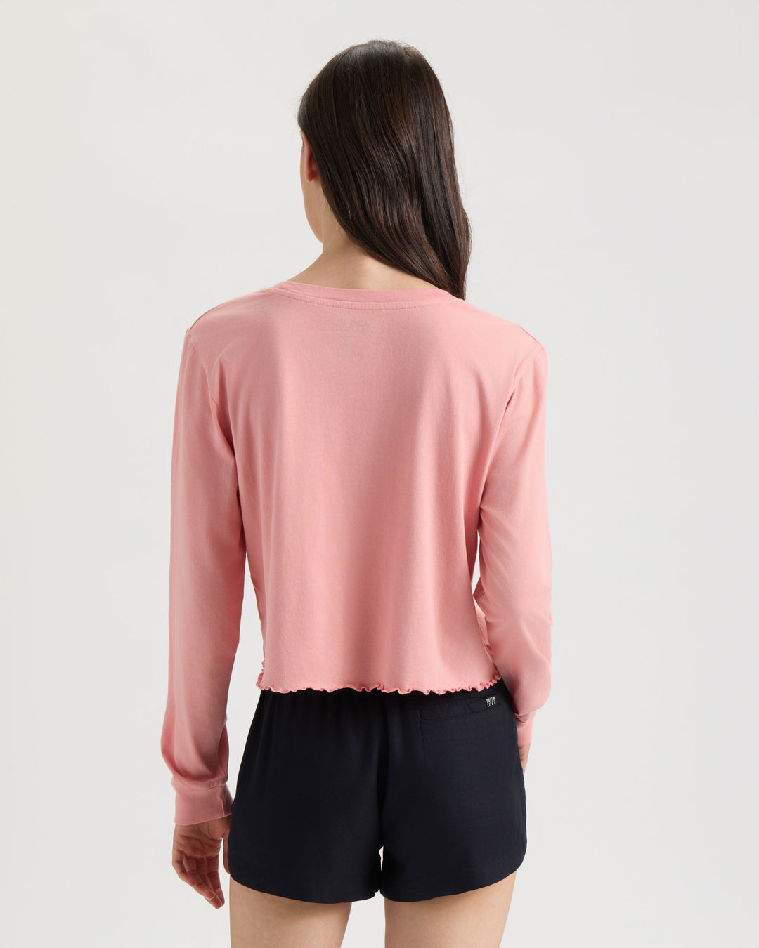 Women's Paradise Bound Cropped Long Sleeve Shirt