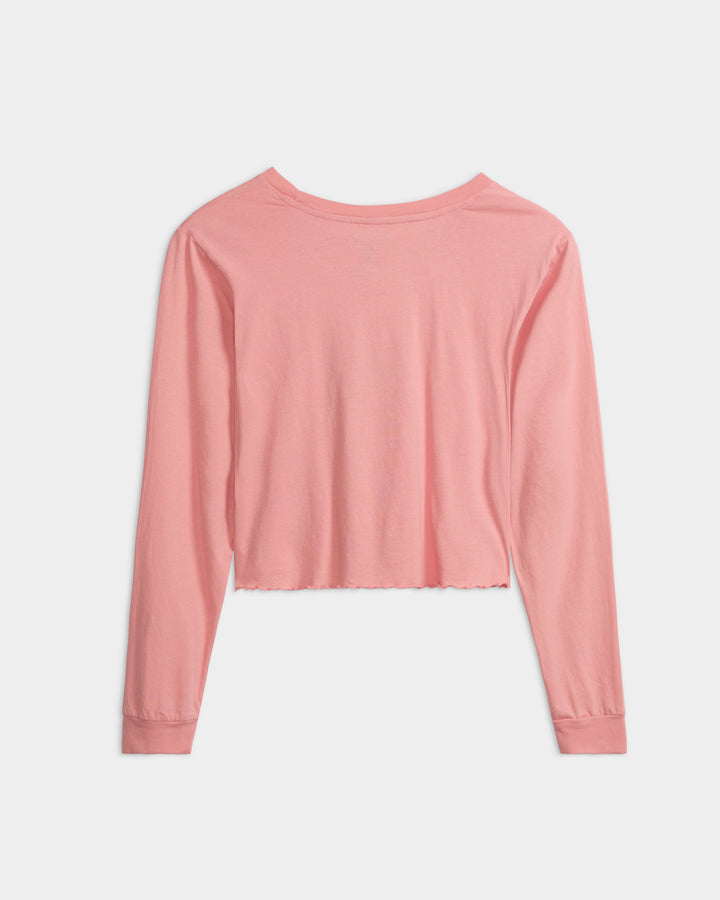 Women's Paradise Bound Cropped Long Sleeve Shirt