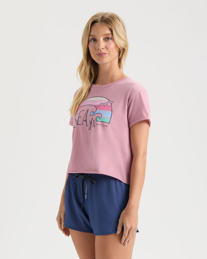 Women's Sea Ya Cropped Tee