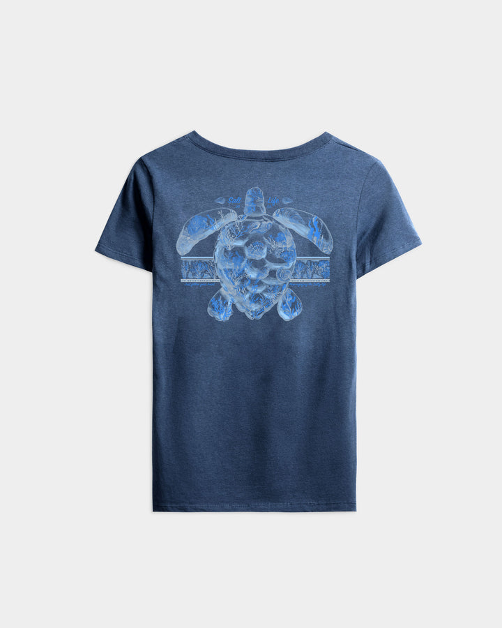 Women’s Aquarium Turtle Short Sleeve Tee