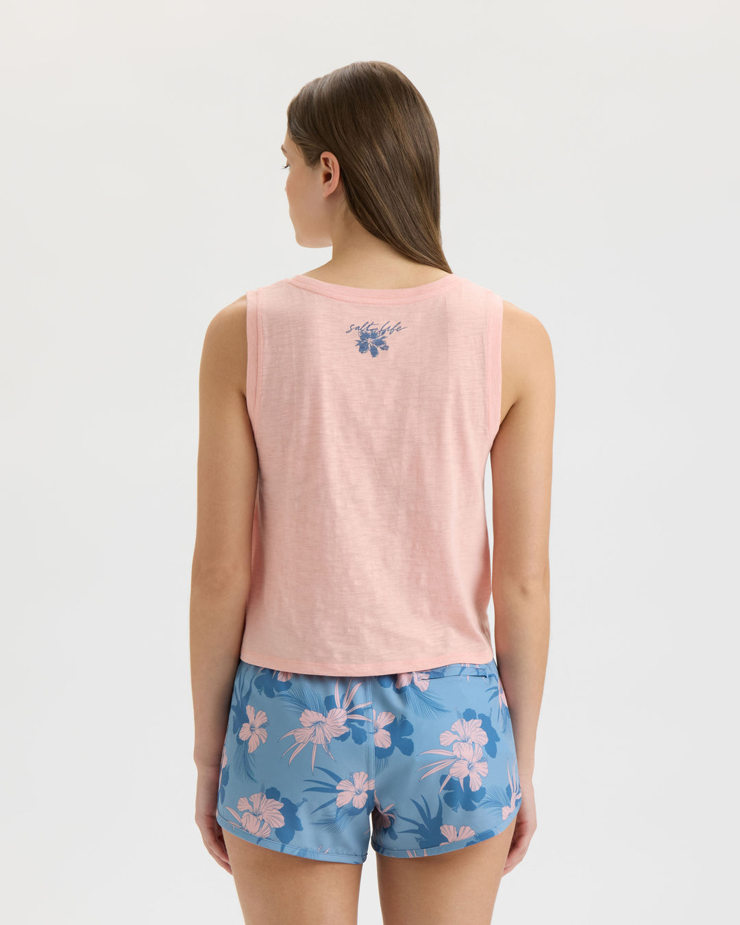 Women’s Tropical Bliss Tie Front Tank Top