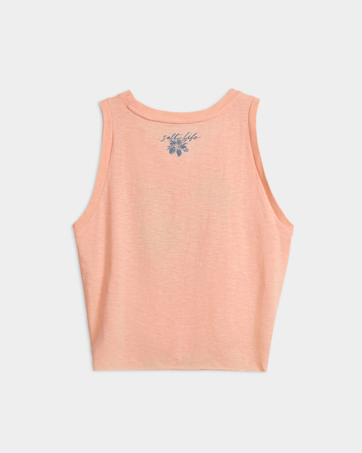 Women’s Tropical Bliss Tie Front Tank Top
