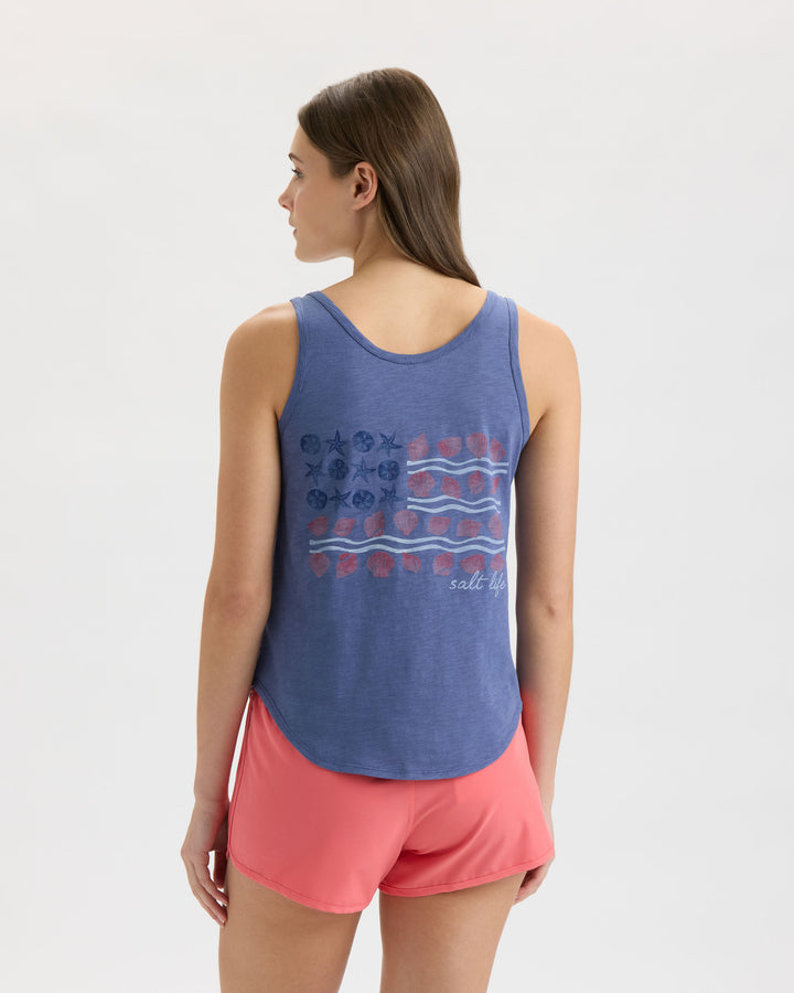 Women's Shells and Stripes Tank