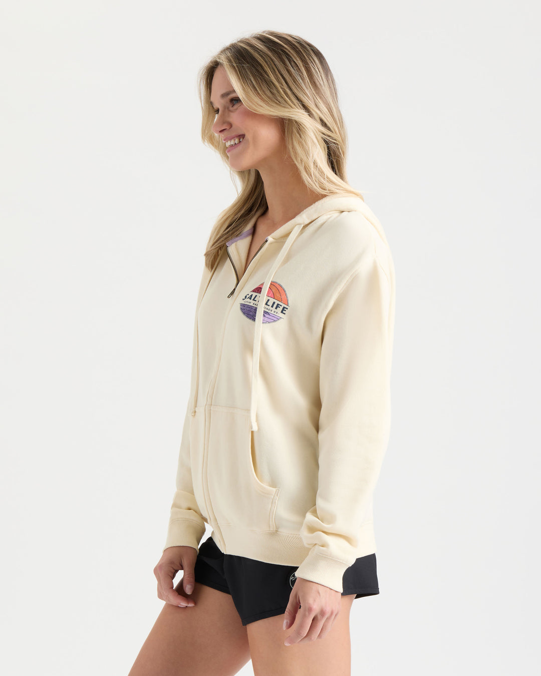 Women's Saltsation Ocean Washed Fleece Hoodie