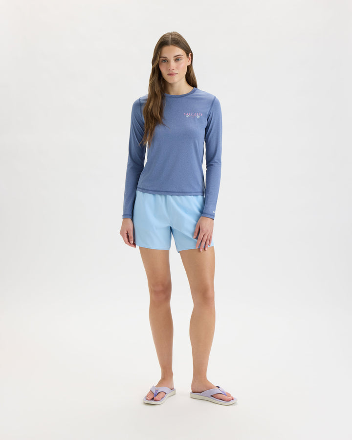 Women’s Salty Marlin Badge SLX Performance Long Sleeve Tee