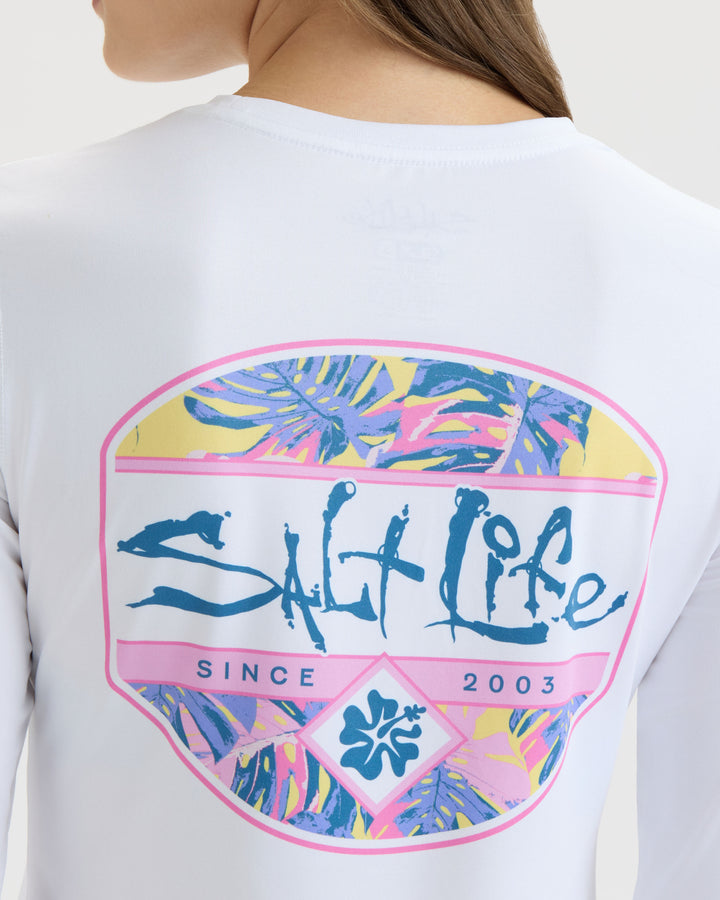 Women’s Hollywood Hibiscus Badge Performance Long Sleeve