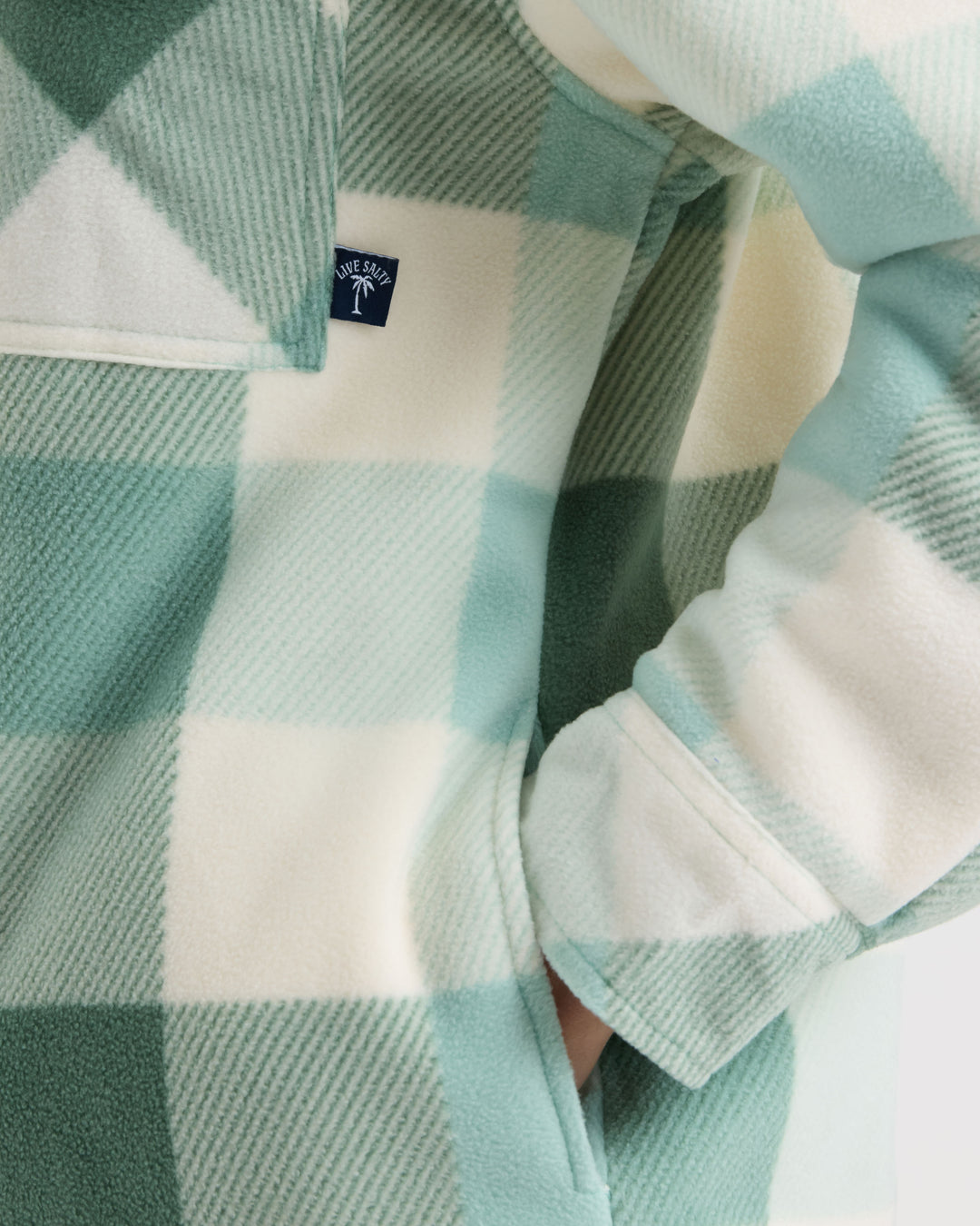 Women’s Seafoam Sherpa Shacket