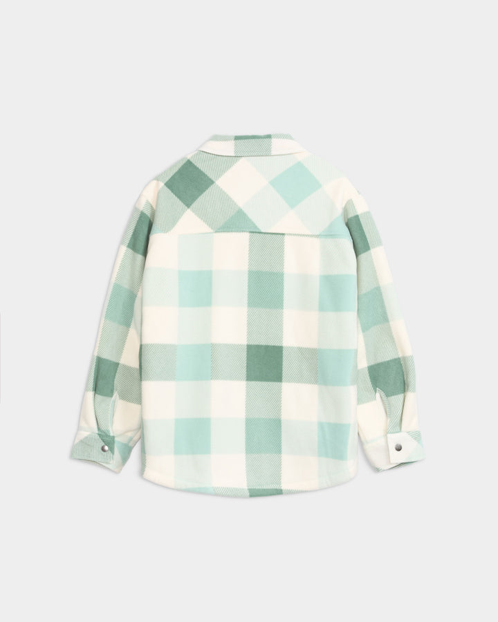 Women’s Seafoam Sherpa Shacket