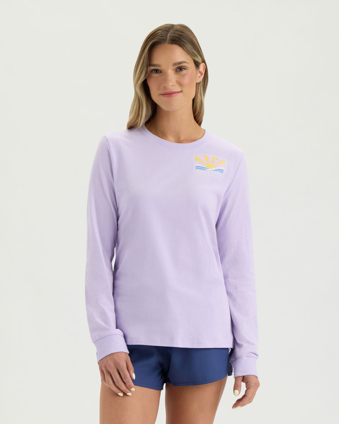 Women’s Sunset Logo Long Sleeve Tee