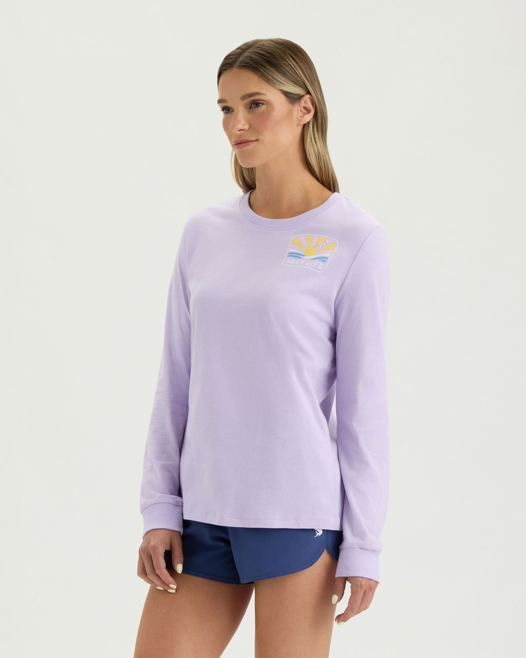 Women’s Sunset Logo Long Sleeve Tee
