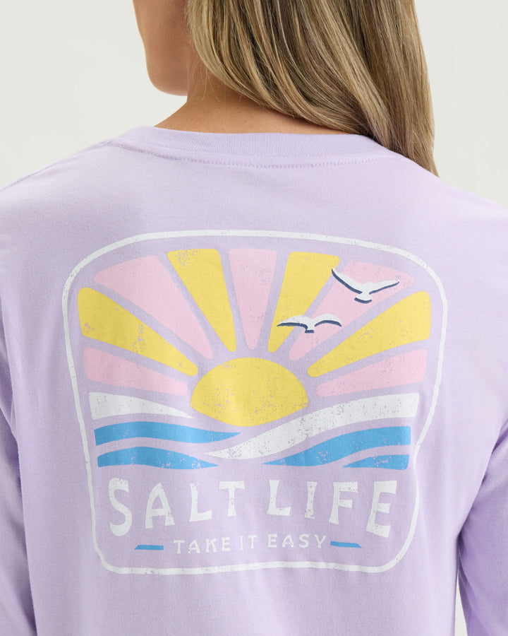 Women’s Sunset Logo Long Sleeve Tee