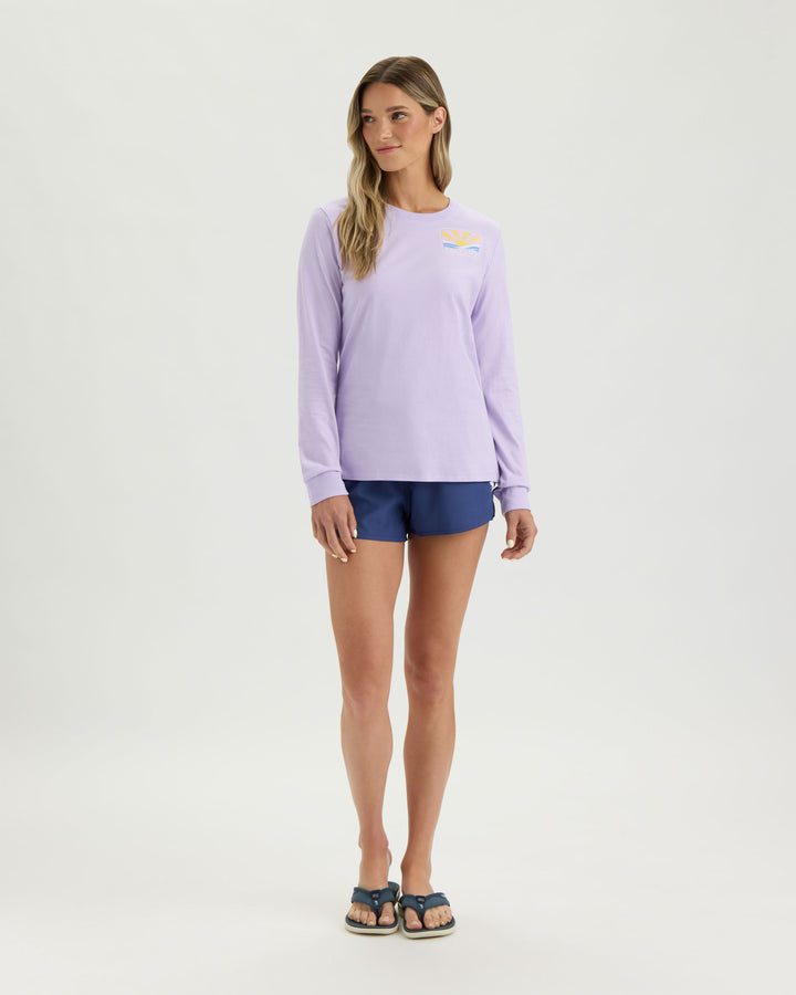 Women’s Sunset Logo Long Sleeve Tee