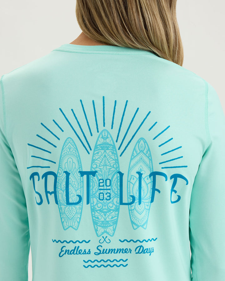 Women’s Mandala Surf SLX Performance Long Sleeve Tee