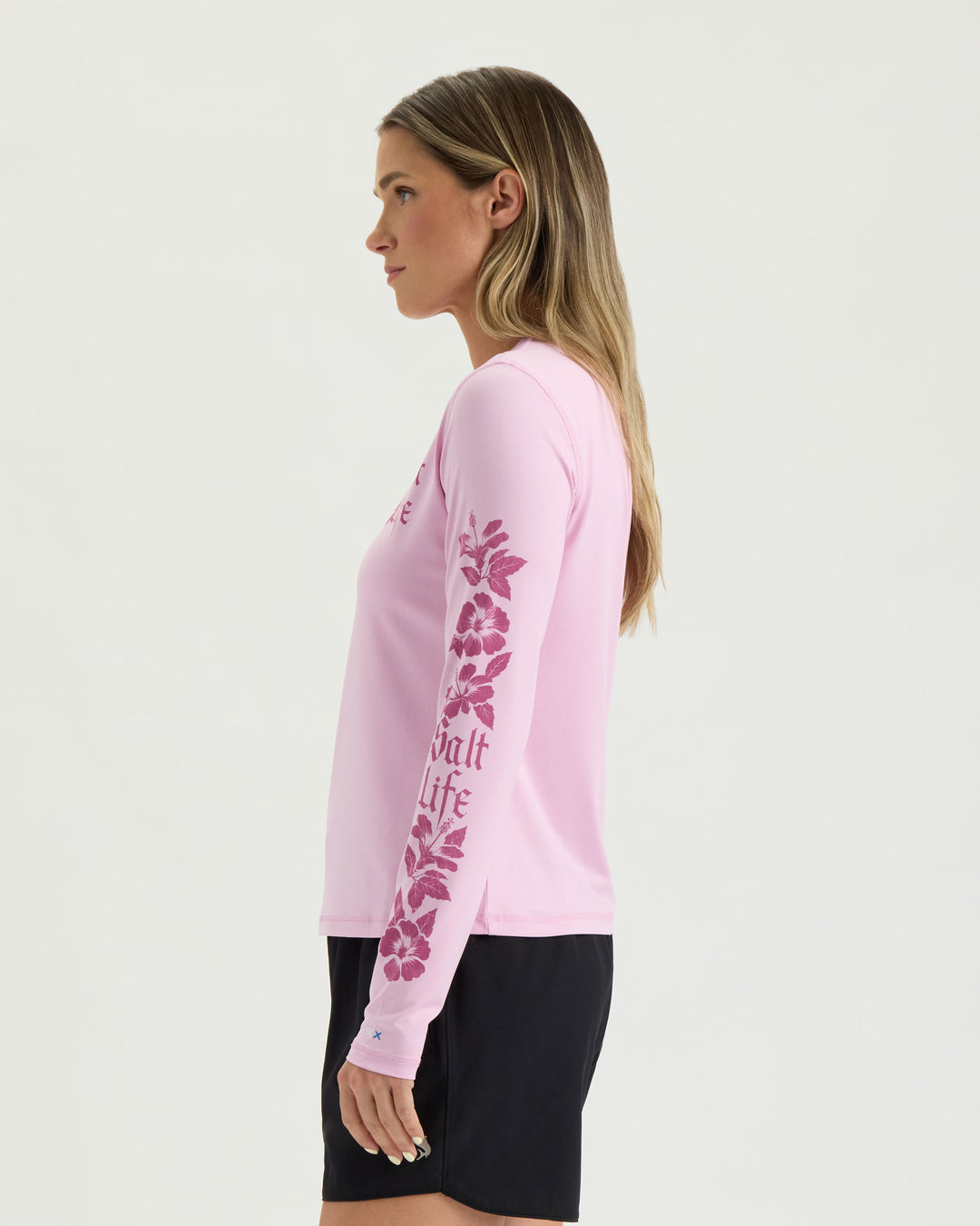 Women’s Gothic Hibiscus SLX Performance Long Sleeve Tee