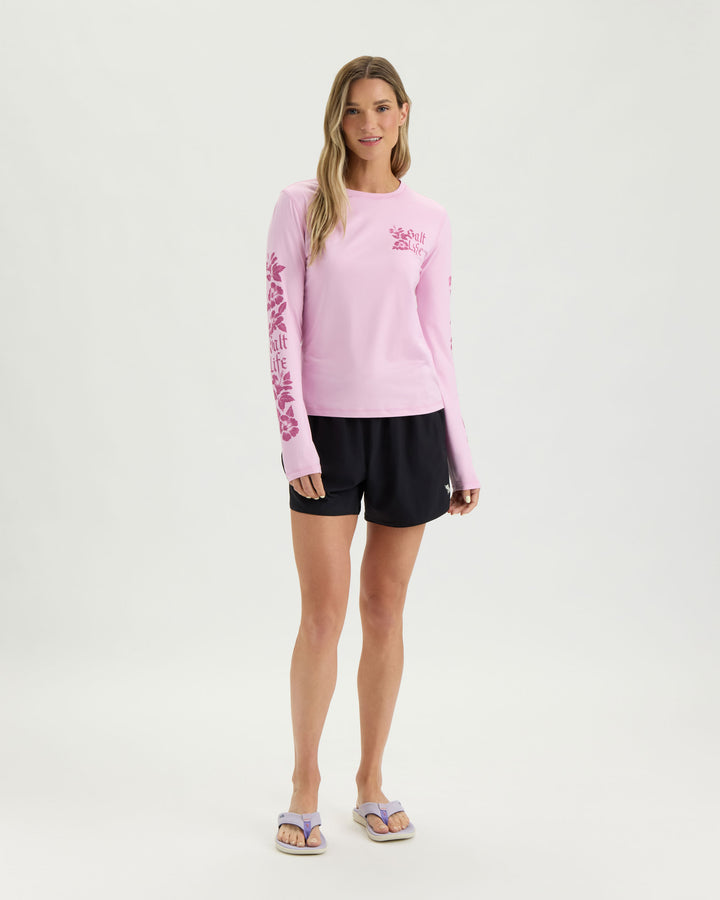 Women’s Gothic Hibiscus SLX Performance Long Sleeve Tee