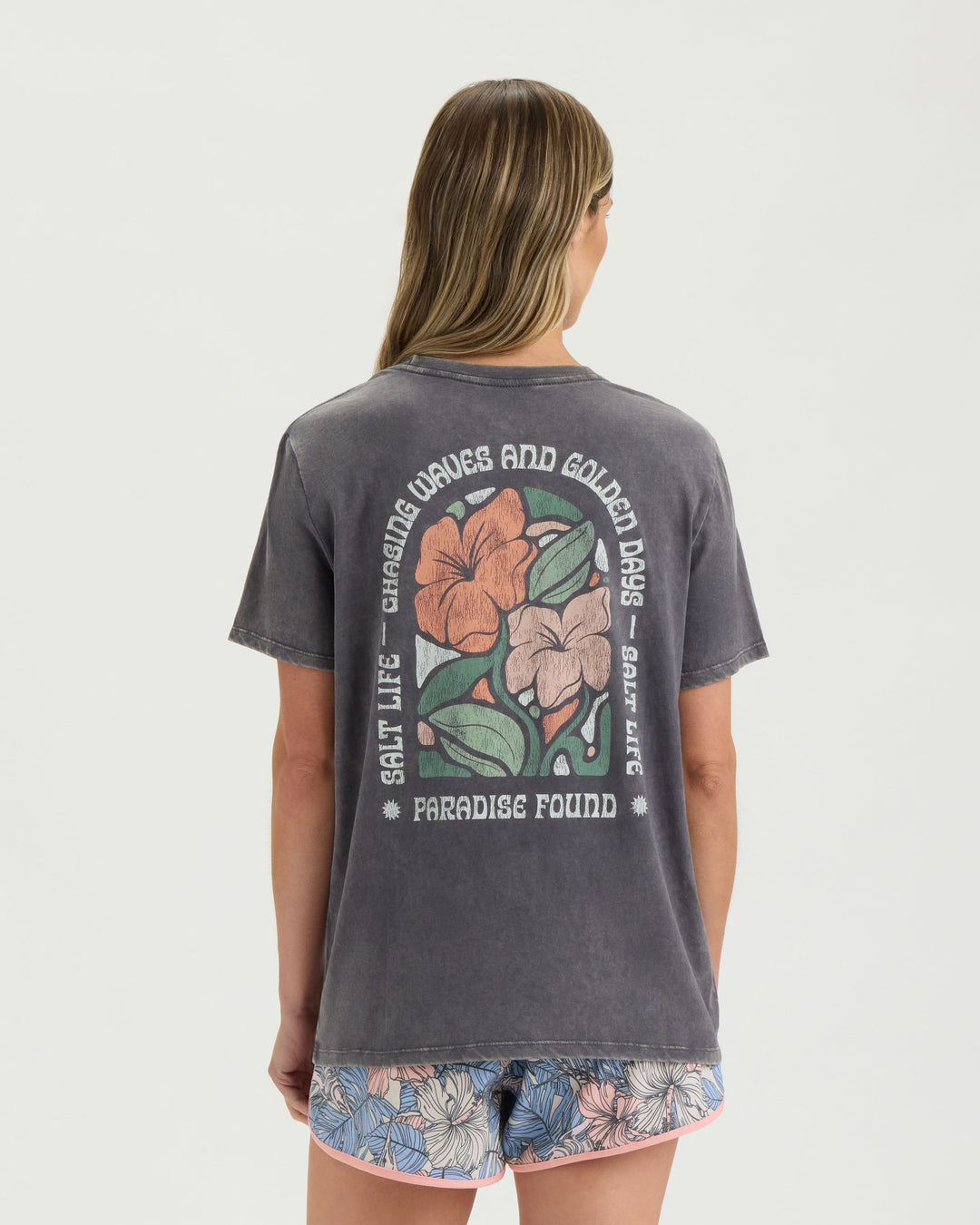 Women’s Floral Stainglass Short Sleeve Tee