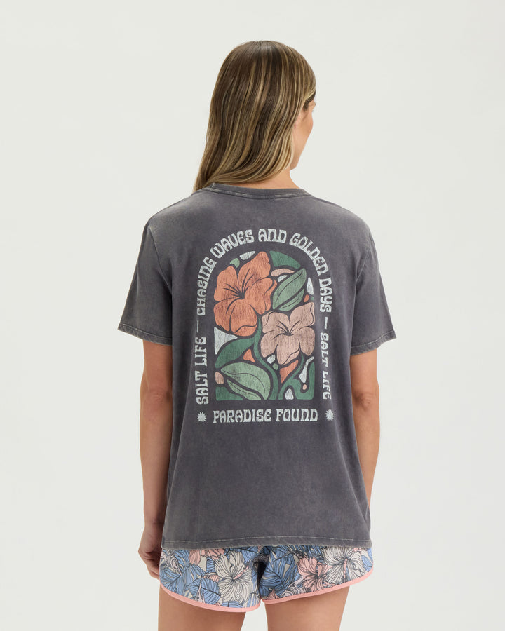 Women’s Floral Stainglass Short Sleeve Tee