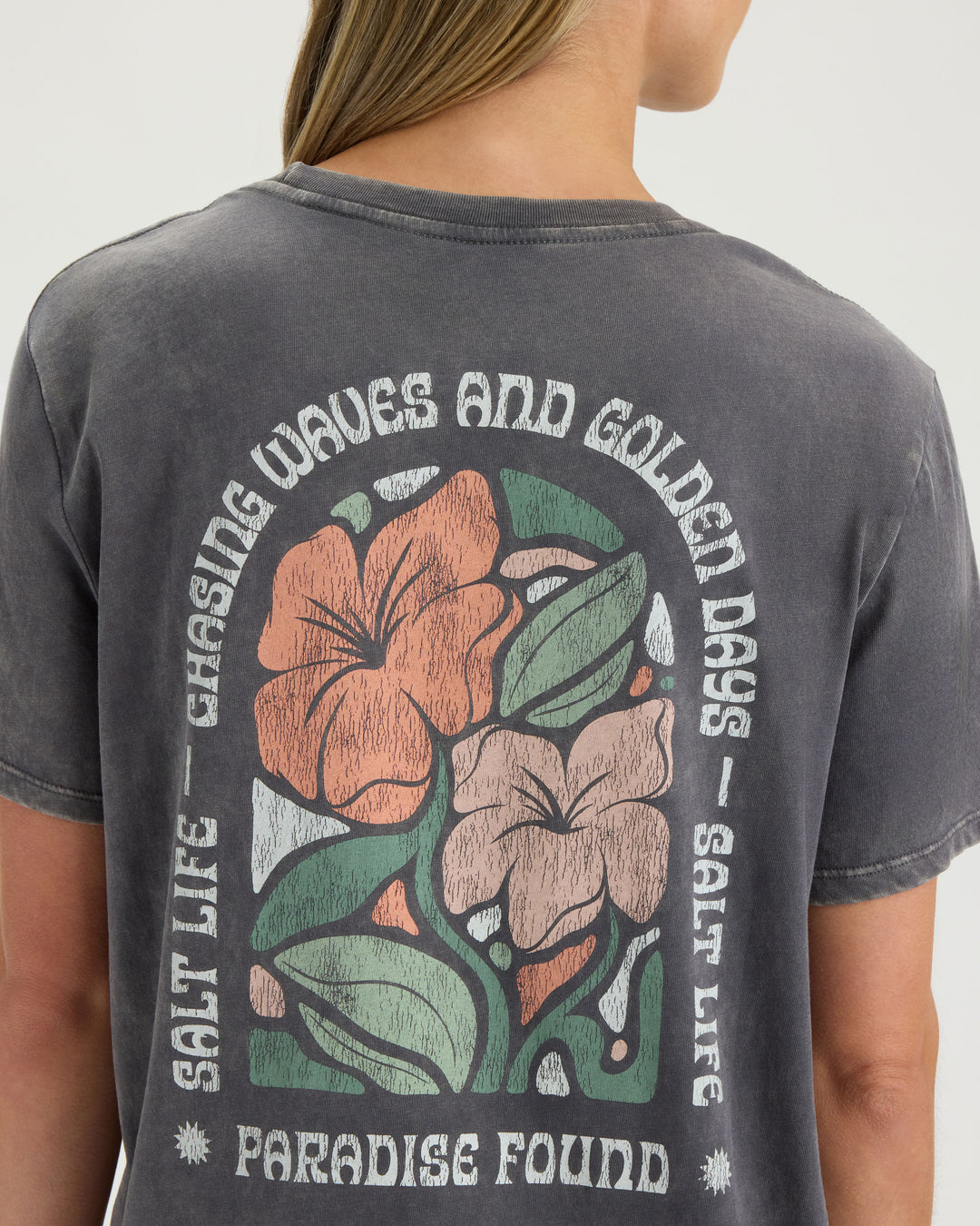 Women’s Floral Stainglass Short Sleeve Tee