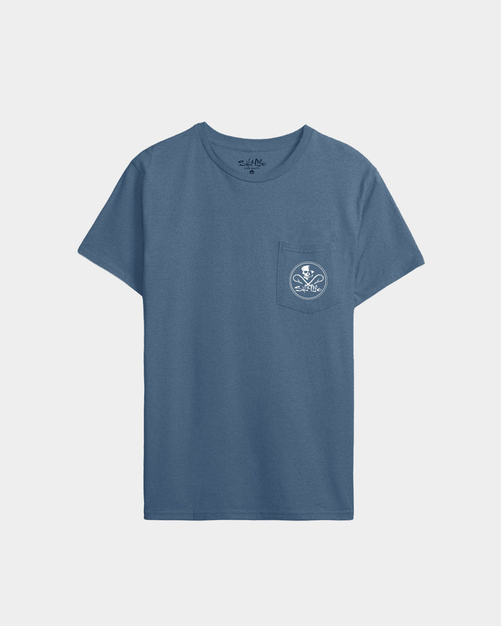 Men’s Skull and Hooks Short Sleeve Tee - BIG