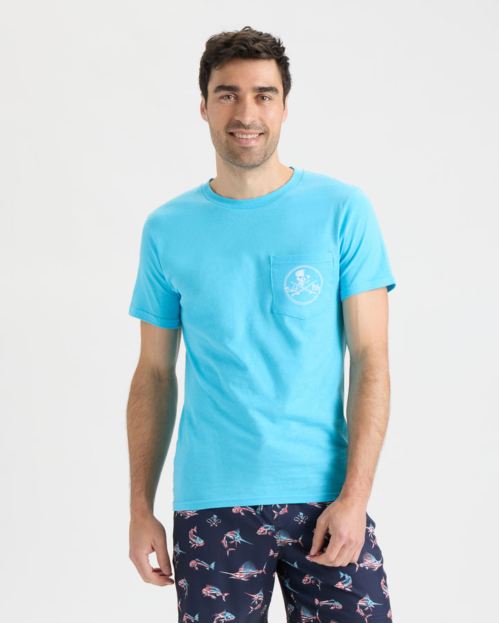 Men's Skull and Poles Short Sleeve Tee
