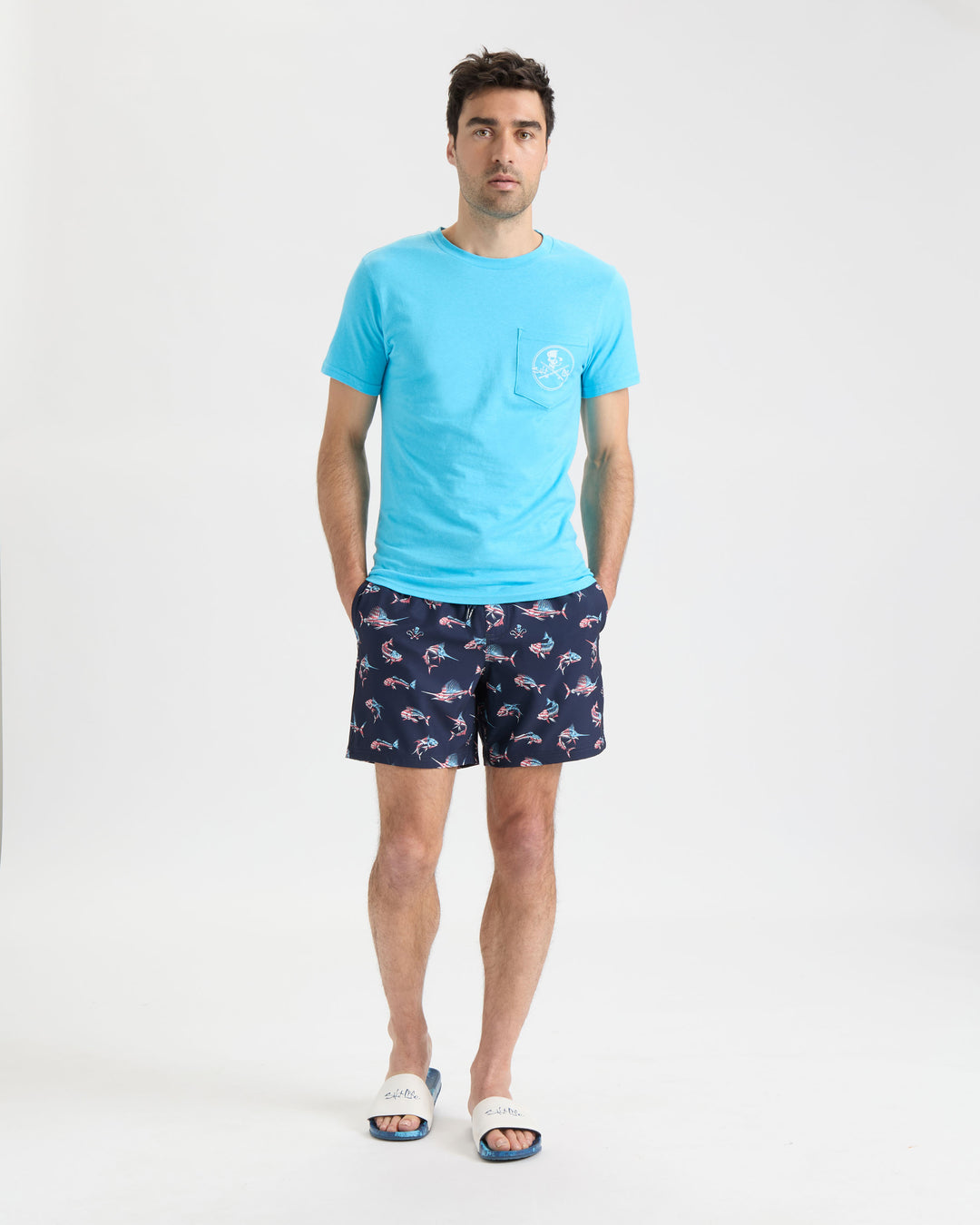 Men's Skull and Poles Short Sleeve Tee
