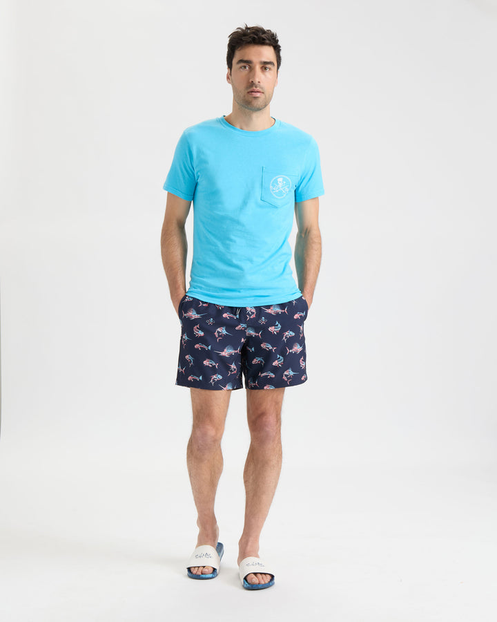 Men's Skull and Poles Short Sleeve Tee