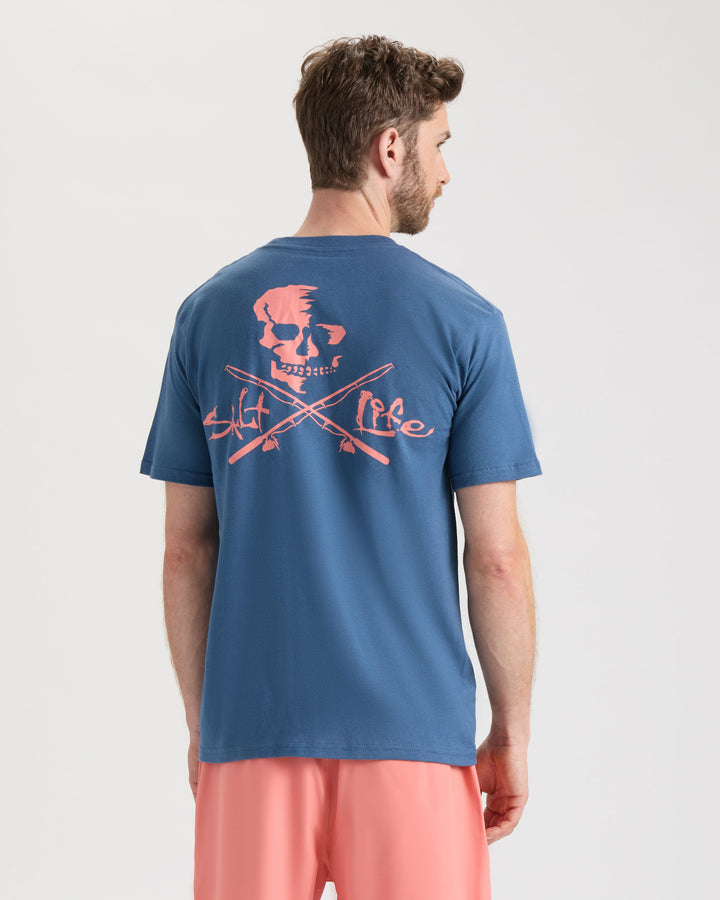 Men's Skull and Poles Short Sleeve Tee