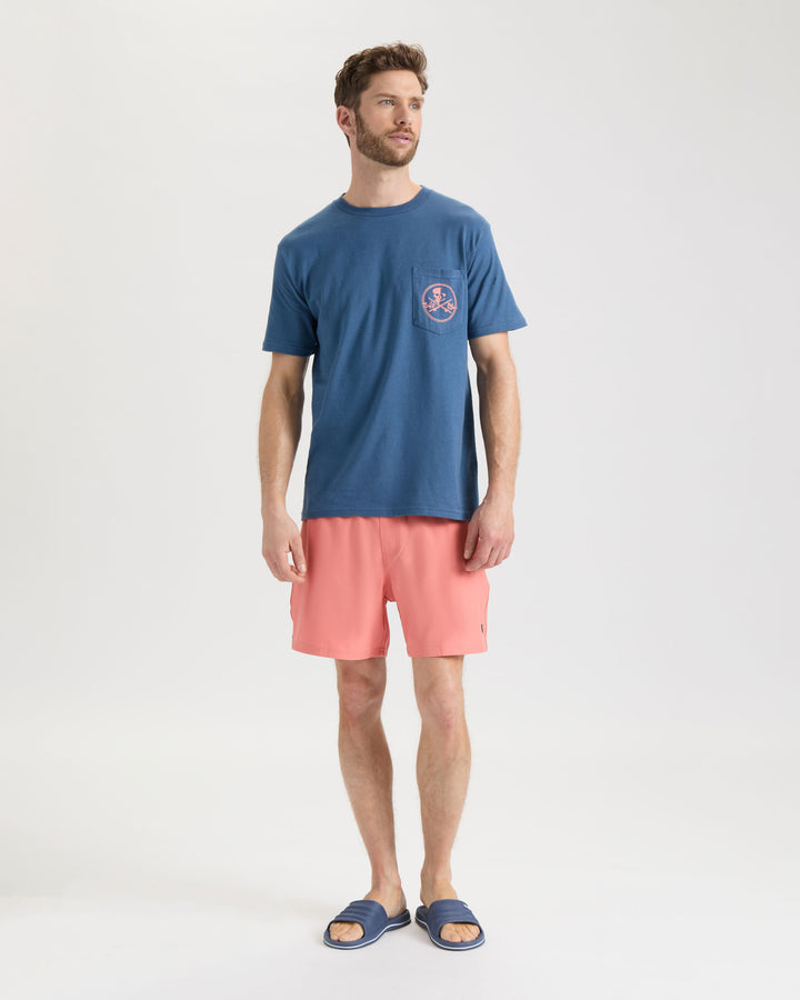 Men's Skull and Poles Short Sleeve Tee