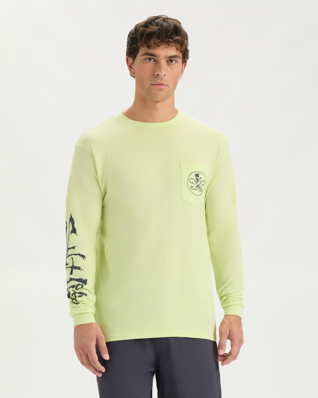 Men's Skull and Hooks Long Sleeve Shirt