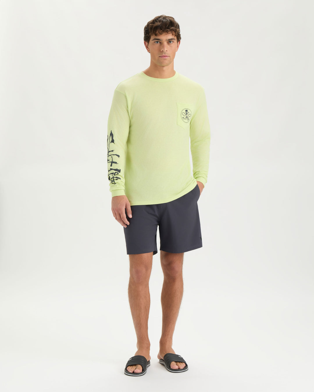 Men's Skull and Hooks Long Sleeve Shirt