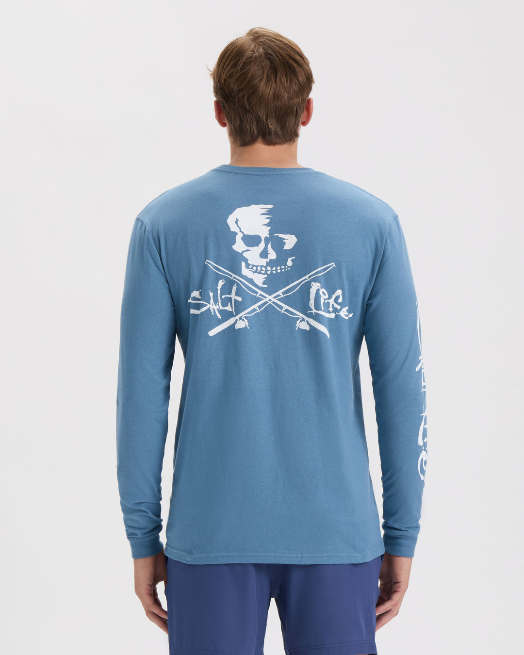 Men’s Skull and Poles Long Sleeve Shirt