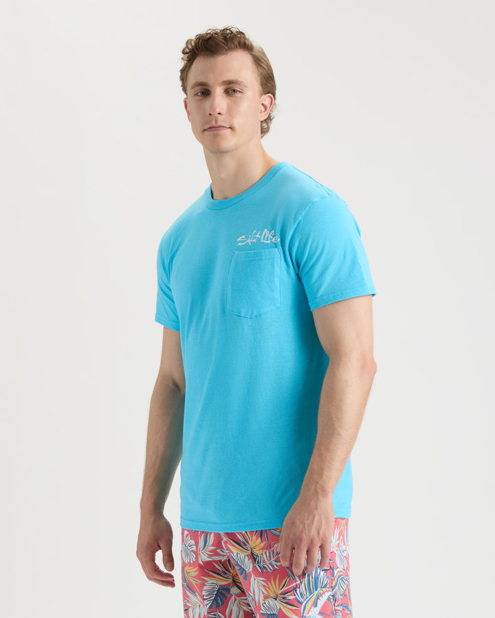 Men's Striated Short Sleeve Tee