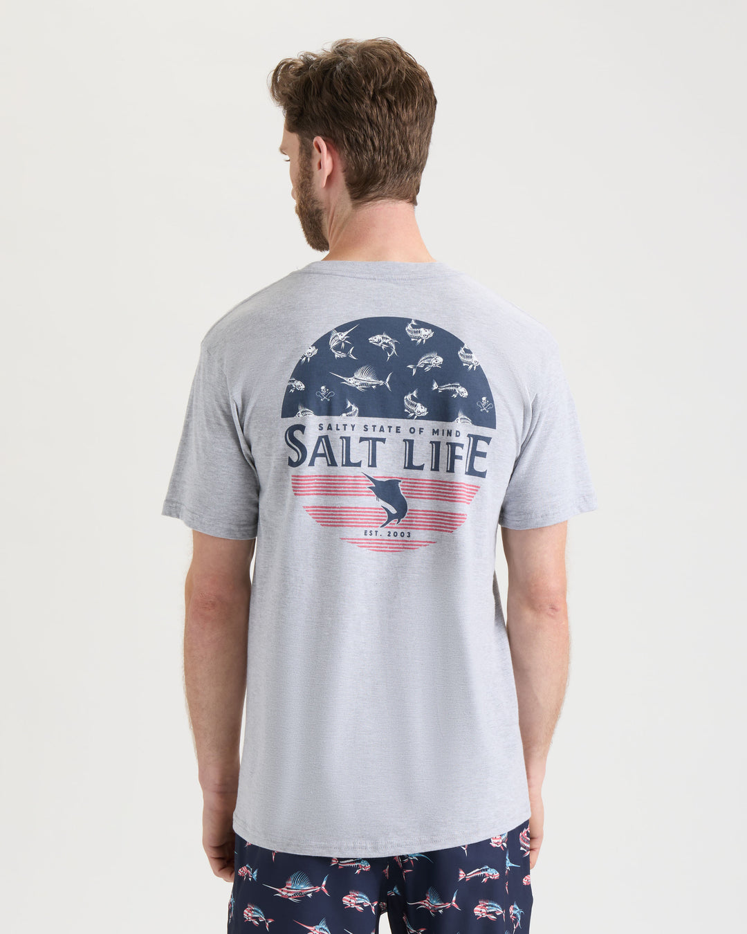 Men's Salty Honor Bones Short Sleeve Tee