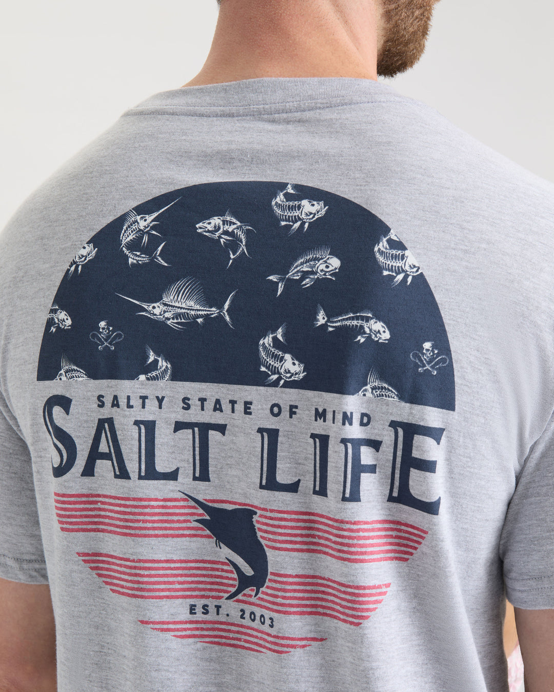 Men's Salty Honor Bones Short Sleeve Tee