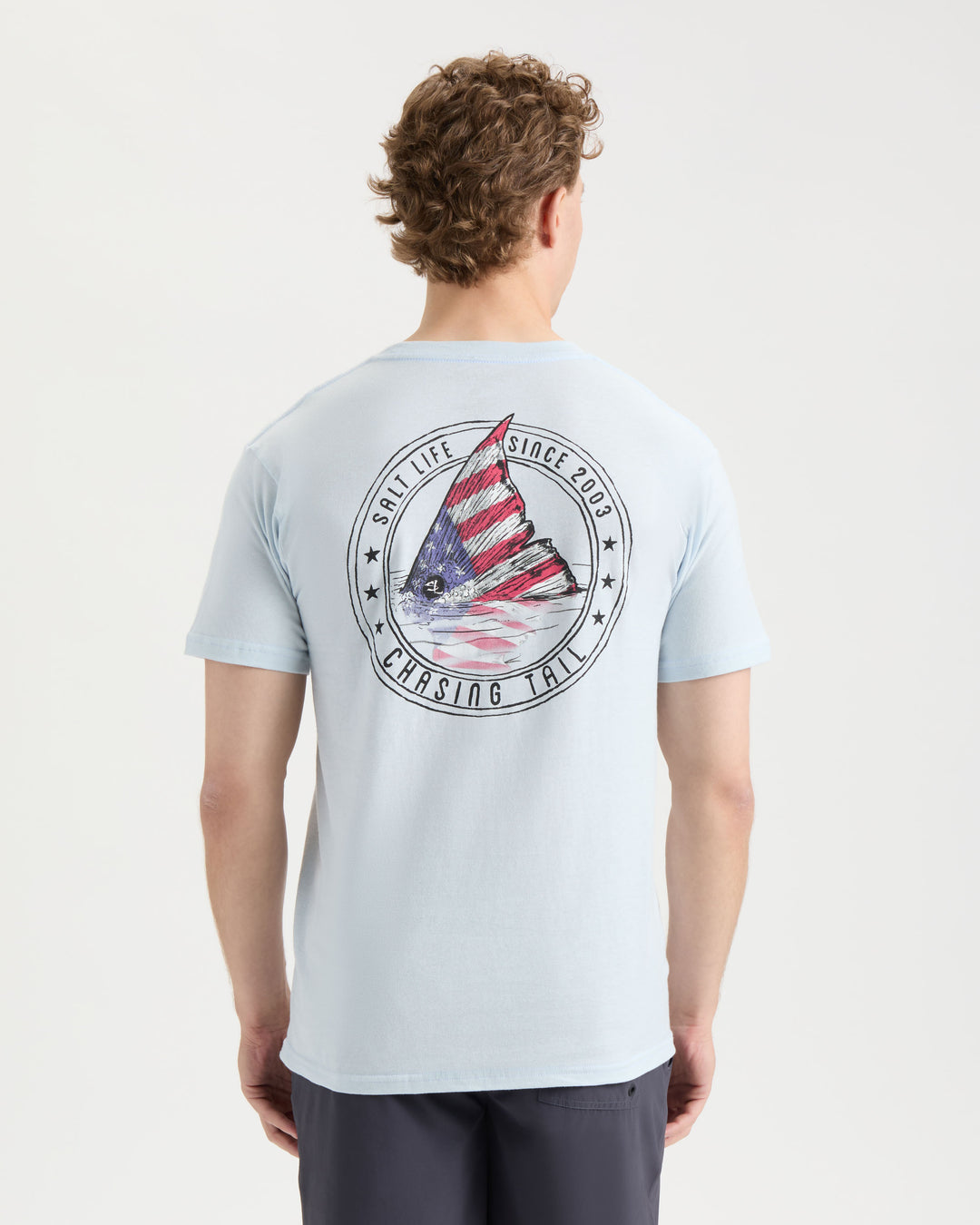 Men's Redfish Stars and Stripe Short Sleeve Tee