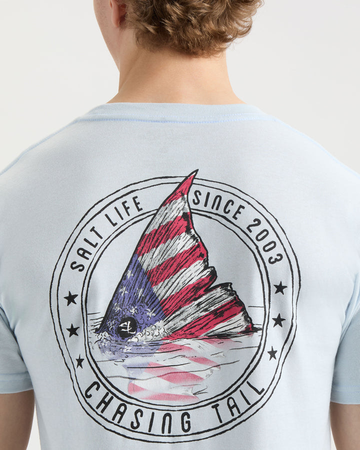 Men's Redfish Stars and Stripe Short Sleeve Tee