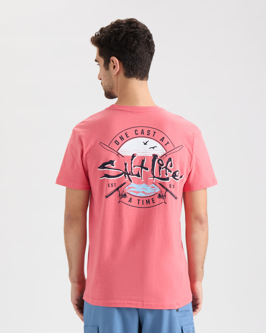 Men’s One Cast At A Time Short Sleeve Tee