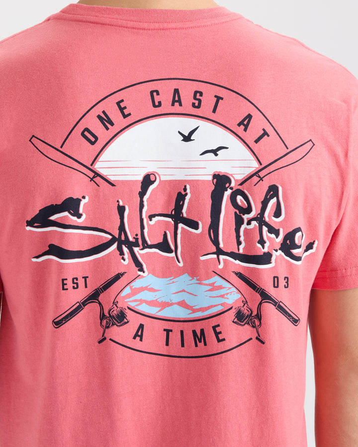 Men’s One Cast At A Time Short Sleeve Tee