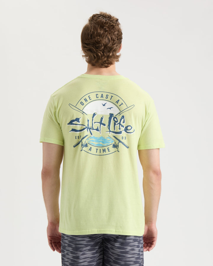 Men's One Cast at a Time Short Sleeve Tee