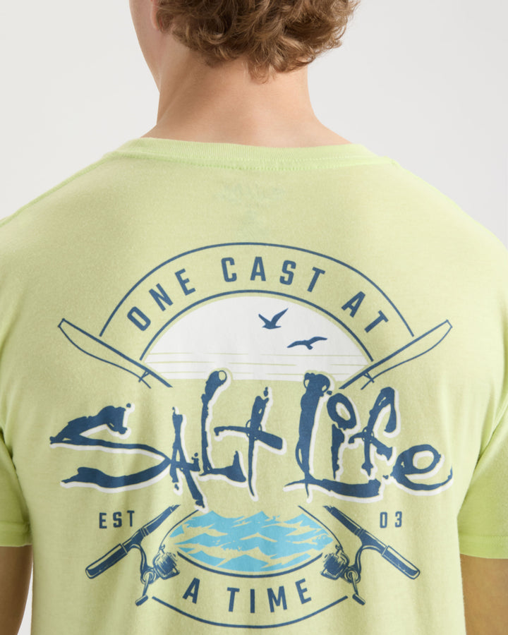 Men's One Cast at a Time Short Sleeve Tee