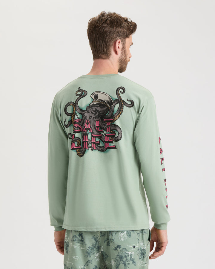 Men's Underwater Alien Long Sleeve Shirt