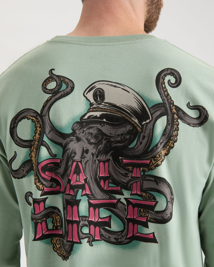 Men's Underwater Alien Long Sleeve Shirt