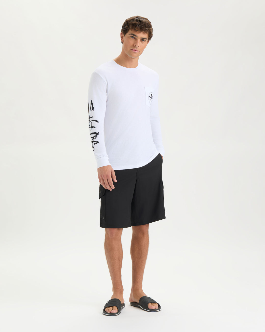 Men’s Skull and Fillet Long Sleeve Shirt