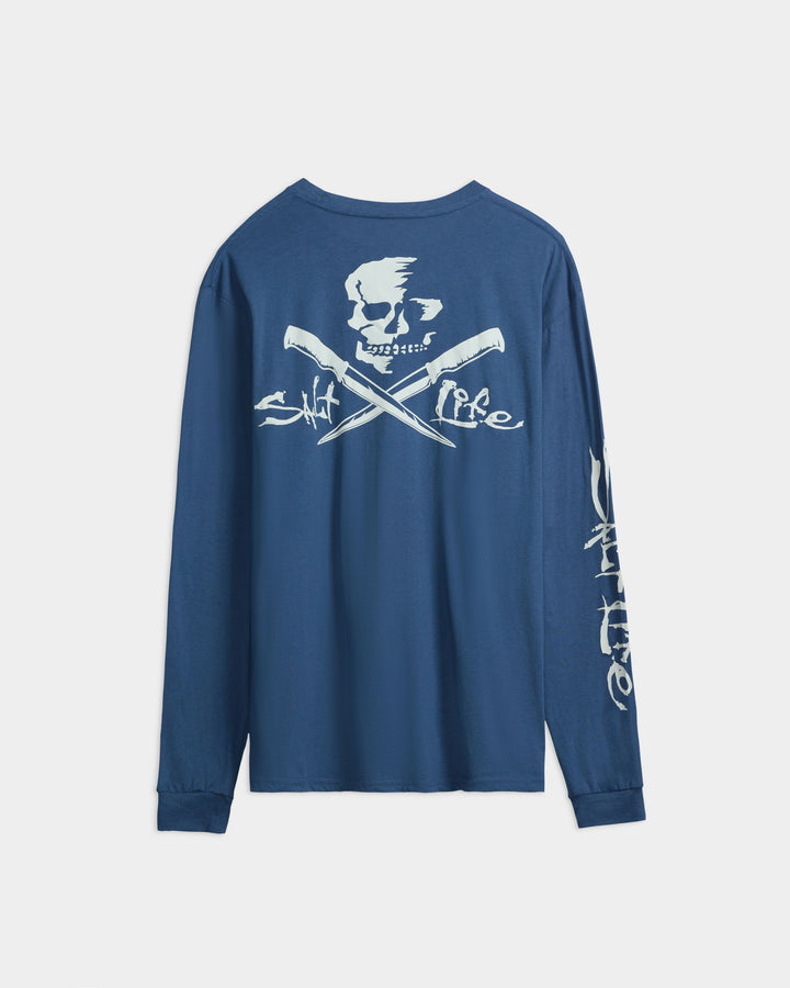 Men’s Skull and Fillet Long Sleeve Shirt
