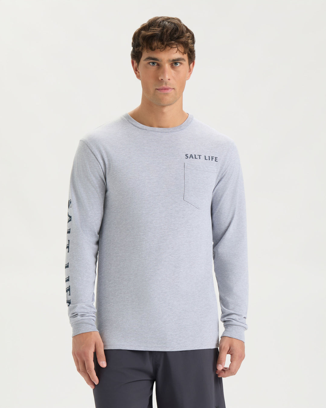 Men's Salty Honor Bones Long Sleeve Shirt