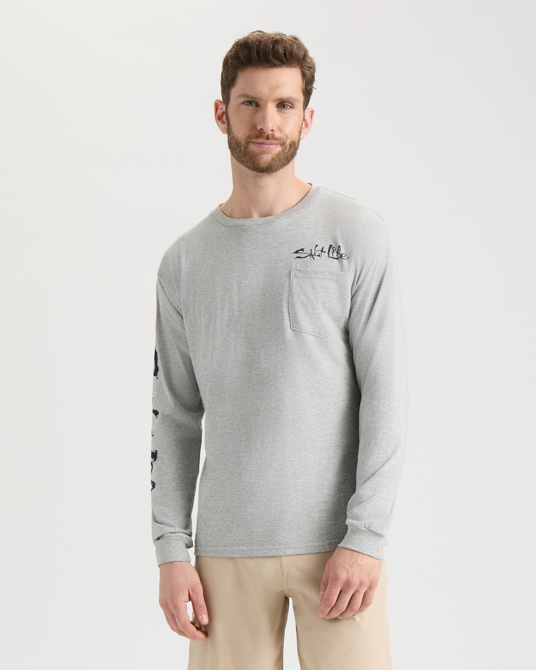 Men's Bushel N' Beers Long Sleeve Shirt