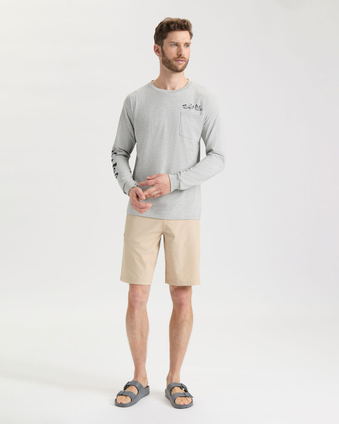 Men's Bushel N' Beers Long Sleeve Shirt